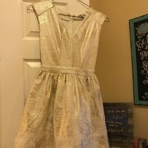 White and Gold dress